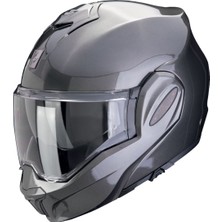 Scorpion Exo-Tech Evo Pro Çene Açılabilir Motosiklet Kaskı Metalik Gri