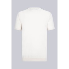Taş Regular Fit  Bisiklet Yaka Rayon Tişört