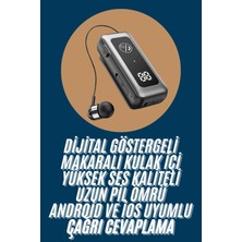 Teknodayım Makaralı Kulaklık Sd Kart Girişli Dijital Göstergeli Kablolu Bluetooth Kulaklık