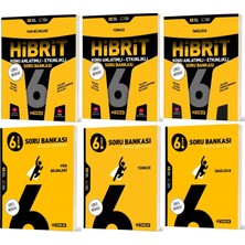 Hız Yayınları 2026 6. Sınıf Fen Bilimleri + Türkçe + Ingilizce Soru + Hibrit - Konu Seti 6 Kitap
