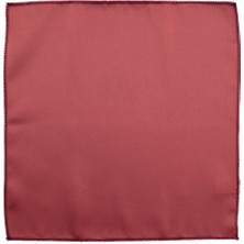 Kiremit Klasik Saten Cep Mendili