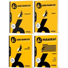 Hız Yayınları 2026 6. Sınıf Matematik Türkçe Fen Paragraf Soru Bankası Seti 4 Kitap