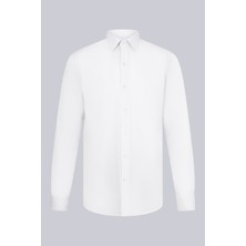 Taş Comfort Fit Slim Yaka Uzun Kollu Gömlek