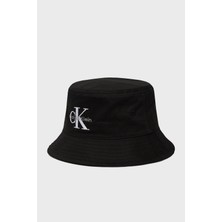 Calvin Klein % 100 Pamuk Logolu Bucket Şapka LV04K5017GUB1 Bayan Şapka LV04K5017G Ub1