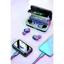 Teknodayım Powerbank Özellikli Kablosuz Bluetooth Kulaklık Rgb Işıklı