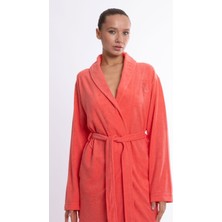 Bambu Lüks Nakışlı Şalyaka Slim Fit Sabahlık