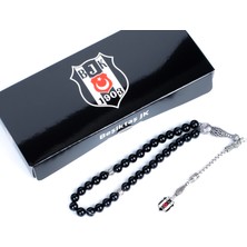 Beşiktaş Siyah Akik Doğaltaş Tespih