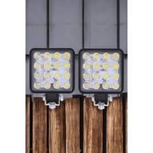Tepe Lambası Tüm Araç Tiplerine Uygun Sis Lambası 16 LED Beyaz Renk