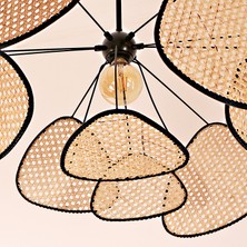 Mylamp Bulut Doğal Hazeran Avize 75 cm -  9+1