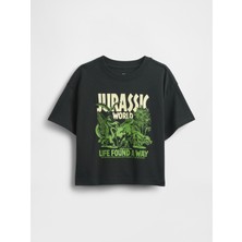 Gap Erkek Bebek Siyah Baby & Toddler Oversized Grafik T-Shirt