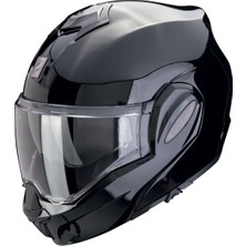 Scorpion Exo-Tech Evo Pro Çene Açılabilir Motosiklet Kaskı Metalik Siyah