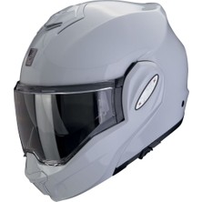 Scorpion Exo-Tech Evo Pro Çene Açılabilir Motosiklet Kaskı Açık Gri