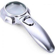 Skygo 7X Büyüteç 6 Led Işık Aydınlatma 50Mm Optik Lens El Büyüteç