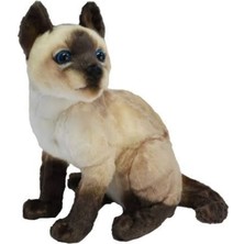 Berattoys 30 cm Sesli Peluş Kedi Miyavlayan Kedi Peluş Oyuncak Kedi Hediyelik Peluş Uyku Arkadaşı