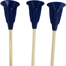 Vantuzlu Ok 63 cm 5 Adet Çocuk/başlangıç Için Güvenli Ok Mavi