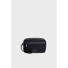 Calvin Klein Monogram Logo Baskılı Fermuarlı Çanta LV04D1041GUB1 Erkek Çanta LV04D1041G Ub1