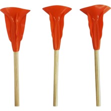 Vantuzlu Ok 63 cm 5 Adet Çocuk/başlangıç Için Güvenli Ok Turuncu