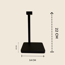 Nilux Dizayn Modern Kulaklık Standı | Masaüstü 3D Baskı Kulaklık Askısı - 22 cm Yükseklik