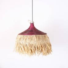 Mylamp Rafya ve Mendong Berry Aydınlatma 50X40 cm