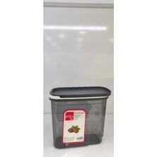 1.8 Litre Poly Erzak Saklama Kabı Kızaklı Kapak