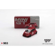 Mini GT MGT00963 1/64 LB-WORKS x Abas Works ABARTH 595 Red