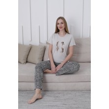 Bayan Kısa Kol Pijama Takım