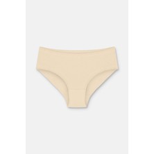 Suwen 3 Lü Paket Yüksek Bel Slip Külot - Siyah/Beyaz/Ten Rengi