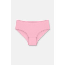 Suwen 3'lü Paket Yüksek Bel Slip Külot  - Ekru - Vizon - Pembe XL