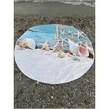 Yuvarlak Plaj, Kamp, Piknik Örtüsü Çap 150 cm