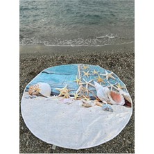 Yuvarlak Plaj, Kamp, Piknik Örtüsü Çap 150 cm