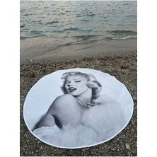 Yuvarlak Plaj, Kamp, Piknik Örtüsü Çap 150 cm