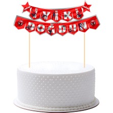 Deniz Parti Örümcek Adam Pasta Üstü Banner