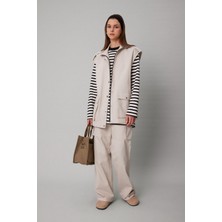 DeFacto Kargo Cepli Basic Düz Gabardin Pantolon C1670AX24SP