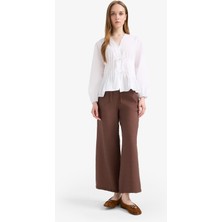 DeFacto Regular Fit Cep Detaylı Geniş Paça Pantolon F0988AX25SM