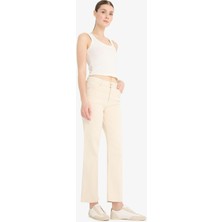 DeFacto Comfort Straight Yüksek Bel Bilek Boy Jean Pantolon F0064AX25SM