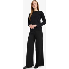 DeFacto Wide Leg Geniş Bol Paça Triko Pantolon F1102AX25AU