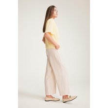 DeFacto Regular Fit Cep Detaylı Geniş Paça Pantolon F0988AX25SM