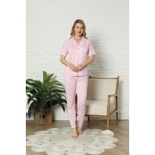 Bayan 5 Düğme Pijama Takımı