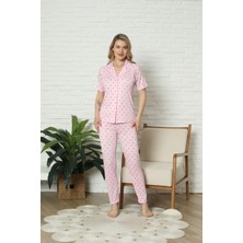 Bayan 5 Düğme Pijama Takımı