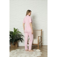 Bayan 5 Düğme Pijama Takımı