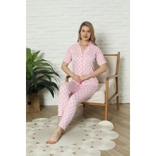 Bayan 5 Düğme Pijama Takımı