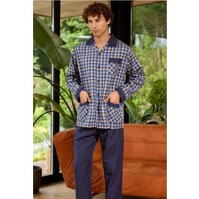 Apaj Yaka Boydan Düğmeli Dokuma Takim