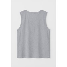 Erkek Yelkenli Baskılı %100 Pamuk Kolsuz T-Shirt