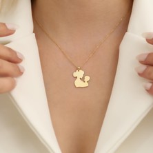 925 Ayar Gümüş Anne ve Çocuk Kolye