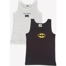 Batman Çocuk Atlet 2 Li %100 Pamuk