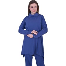 Kulaklı Pantolon Takım Indigo