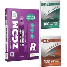 Günay Yayınları 2026 8. Sınıf Lgs T.c. Inkılap Tarihi ve Atatürkçülük Yeni Zoom Soru Bankası+Anla Kazan Paragraf+Dilbilgisi