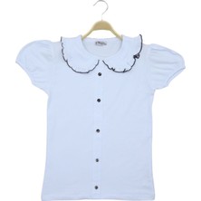 Kız Çocuk Gömlek Beyaz Renk