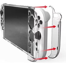 Teknoroket Nintendo Switch 2 Koruyucu Taşıma Çantası ve Şok Emici Şeffaf Komple Kılıf Seti