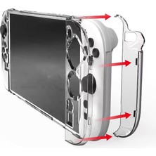Teknoroket Nintendo Switch 2 Koruyucu Taşıma Çantası , Temperli Cam Ekran Koruyucu ve Şok Emici Şeffaf Komple Kılıf Seti